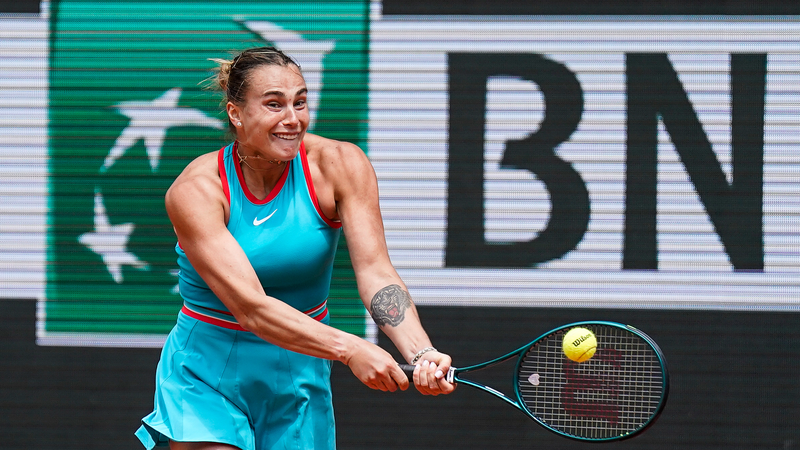 全仏オープン女子準々決勝　鄭欽文、サバレンカに敗れ8強止まり