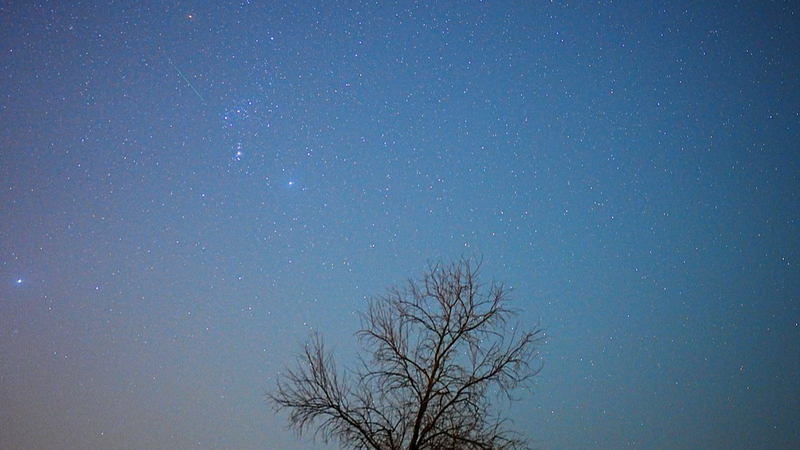 オリオン座流星群がこの秋の夜空を彩る　1時間に20〜25個の流れ星