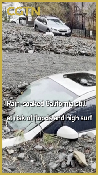 雨続く南カリフォルニア、洪水と高波リスク残る　救助は100人超 video poster