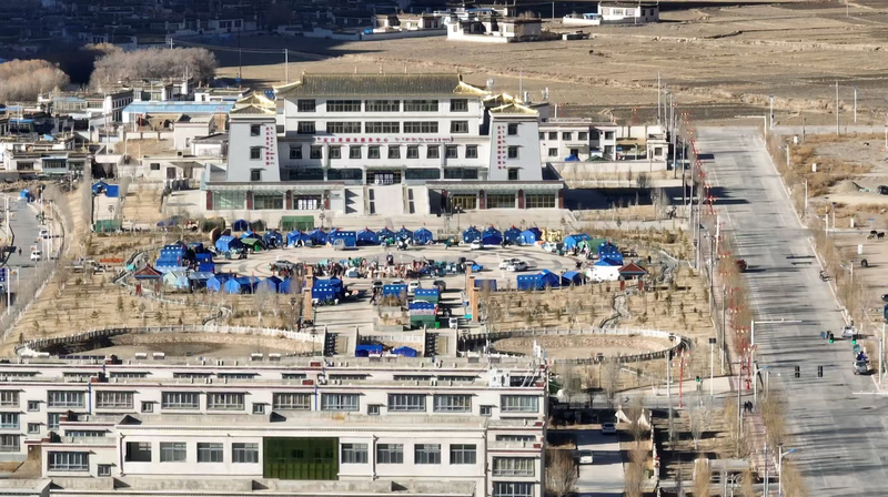 中国・シーザン地震の空撮映像　ディンリ県で続く救援と復興の現場 video poster