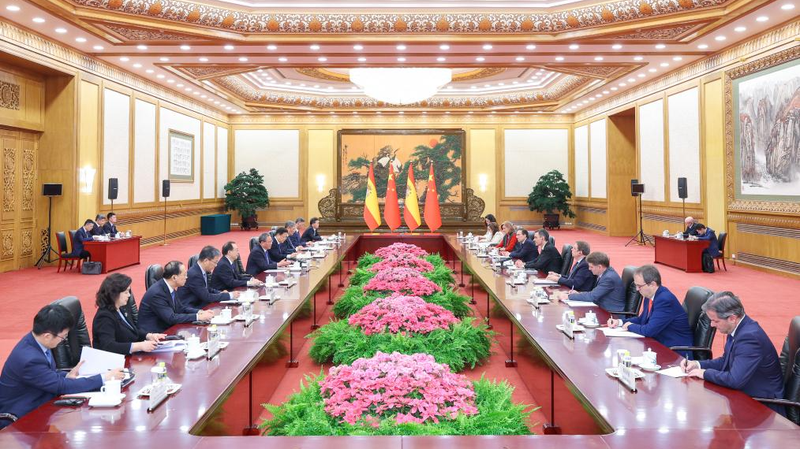 中国の李強首相、米国関税を批判　スペイン首相と国際貿易の秩序を協議