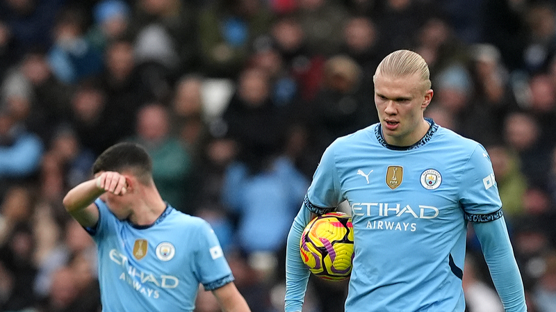 マンC苦戦続く　エヴァートンと1-1ドロー、ハーランドPK失敗