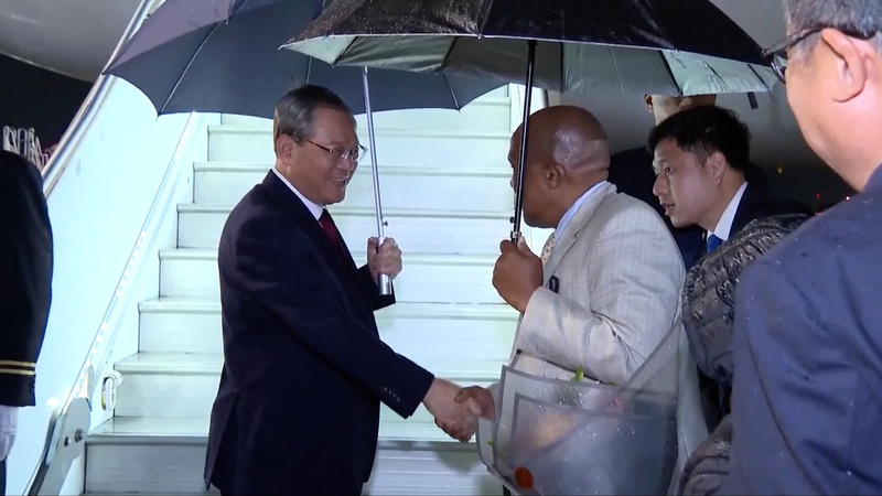 南アで初のG20サミットへ　中国の李強首相がヨハネスブルク入り video poster