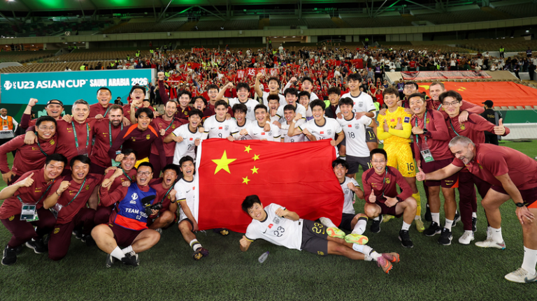 中国U23、ベトナムに3-0で初のU23アジア杯決勝へ