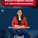 メキシコTV記者、米国の対ベネズエラ軍事行動を「介入の常套手段」と批判 video poster