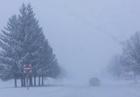 米国で広範囲の冬の嵐、14州以上が非常事態宣言　欠航も拡大