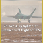 中国本土のJ-35、2026年の初フライト　空母艦載ステルス機が試験飛行段階へ video poster