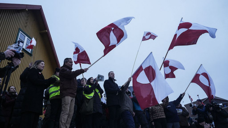 トランプ氏「グリーンランドに後戻りなし」発言、EUは「力の論理」否定