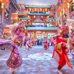 海口・東坡老埠頭で英歌舞が熱演　冬の観光シーズンに響く鼓動