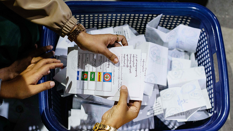 ミャンマー総選挙、USDPが連邦議会で過半数獲得　UECが公式結果