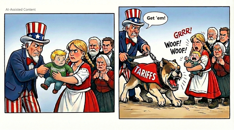 トランプ氏、グリーンランド購入要求と関税圧力　欧州8カ国に2月1日発動示唆