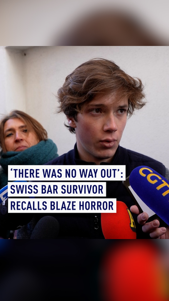 スイス山岳リゾート火災、原因はシャンパンの線香花火か　死者40人以上 video poster