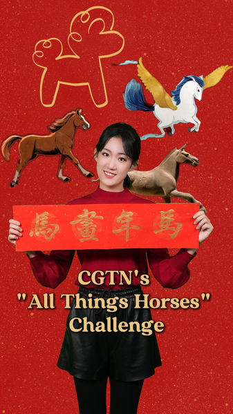CGTNが「All Things Horses」投稿企画　春節前、“馬”テーマで広がる創作 video poster