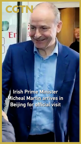 アイルランド首相が北京到着、5日間の公式訪問へ video poster