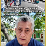 ベネズエラ首都カラカスで抗議集会、米軍空爆とマドゥロ氏拘束に非難 video poster