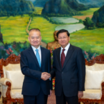習近平特使がラオス訪問、党大会祝意と「共有の未来」協力を確認