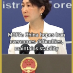 中国外務省、イランの安定維持に期待　米国は「強い選択肢」検討と発言 video poster