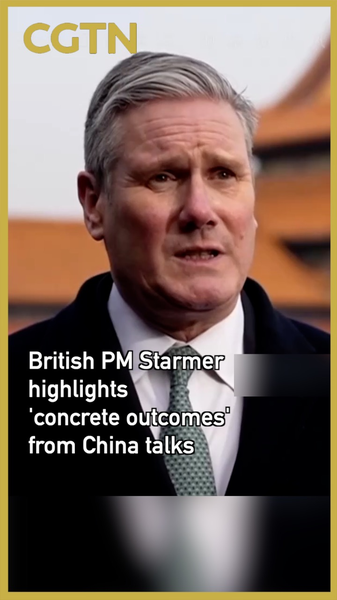 英スターマー首相、中国協議で「具体的成果」　大型代表団で経済協力に期待 video poster