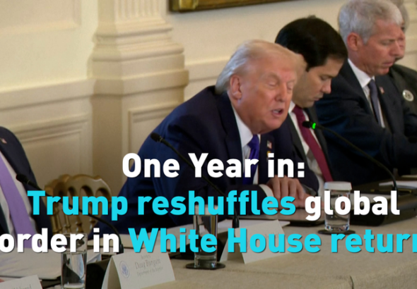 トランプ再登板1年、「米国第一」は孤立ではなく再介入へ？ video poster