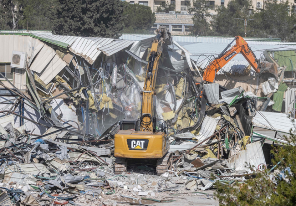 東エルサレムのUNRWA施設をイスラエルが解体、国連が強く非難