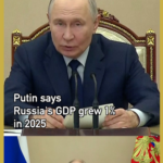 プーチン氏「2025年のロシアGDP成長は1%」インフレ鈍化を強調 video poster