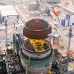 中国本土・福建の漳州原発3号機、華龍一号の「内側ドーム」設置完了