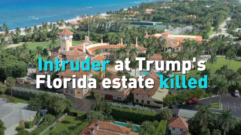 トランプ氏のフロリダ私邸で侵入者死亡　マール・ア・ラーゴの警備線突破 video poster