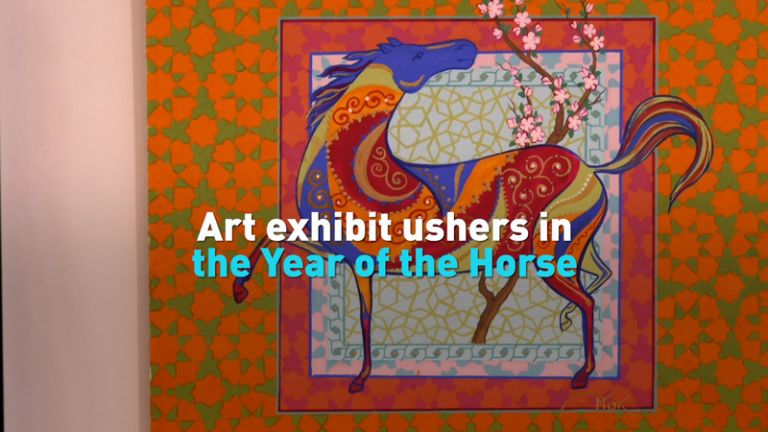 午年の祝福、ワシントン近郊でアート展　コロナ禍の「不穏な出来事」も着想に video poster
