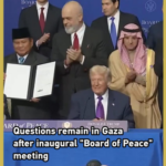 ガザ停戦監督「平和ボード」初会合、巨額支援表明でも残る住民の疑念 video poster