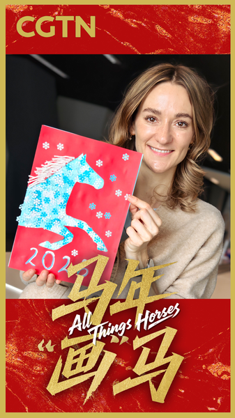 雪の結晶で描く「馬」—ミラノ・コルティナ冬季五輪開幕日に届いたアート video poster