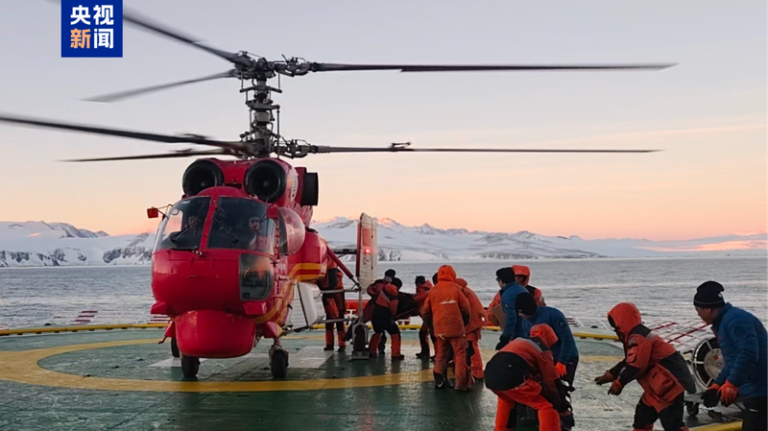 中国の砕氷船「雪龍」、第42次南極観測の海洋調査を完了　秦嶺基地は越冬へ