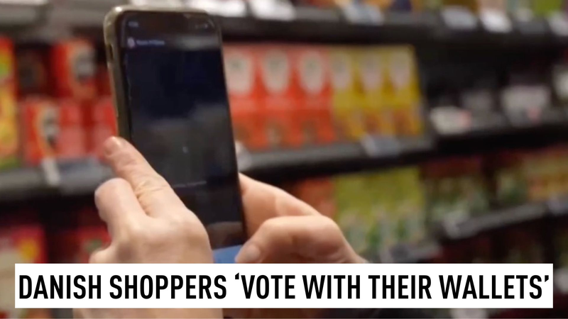 デンマークで広がる「米国製品ボイコット」　買い物かごが静かな抗議に video poster