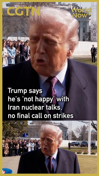 トランプ氏「満足していない」イラン核協議、軍事行動は未決定 video poster