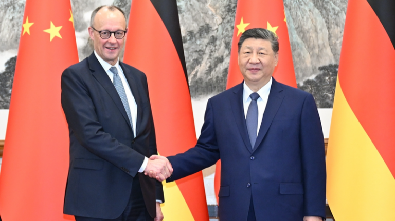 メルツ独首相が訪中、習主席と会談　中国・ドイツ／中国EU関係に「安定」模索