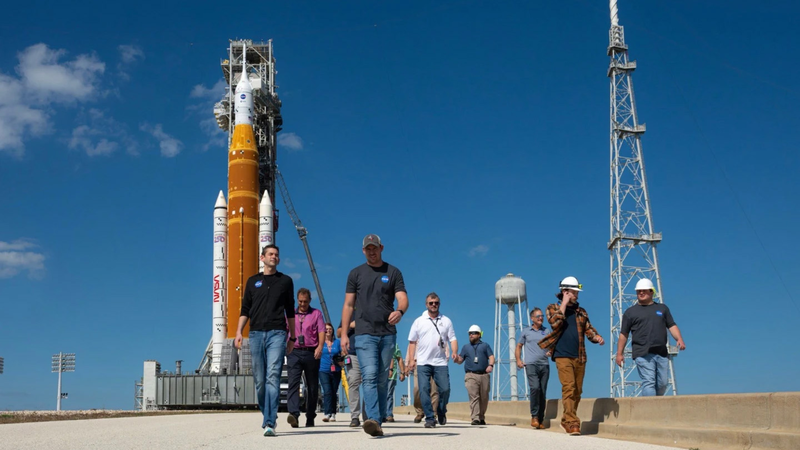 NASAの月ロケット、ヘリウム不具合で再び格納庫へ　アルテミスIIは4月以降に