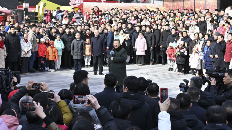 習近平主席が春節のあいさつ、全国の各民族に向け祝意（国際ニュース） video poster