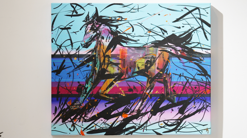 春節の干支は「馬」へ：北京アーティストが描くネオン×水墨の自由 video poster