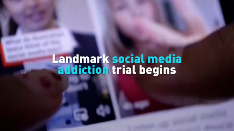 SNS依存をめぐる米国裁判が開廷、MetaとYouTubeに「若者を中毒化」主張 video poster