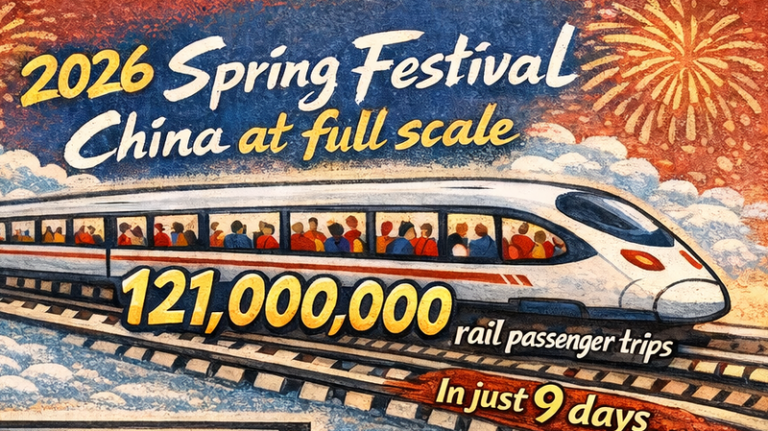 2026年春節、中国本土が“フルスケール”の賑わい：鉄道1億2100万回・映画館1億人超
