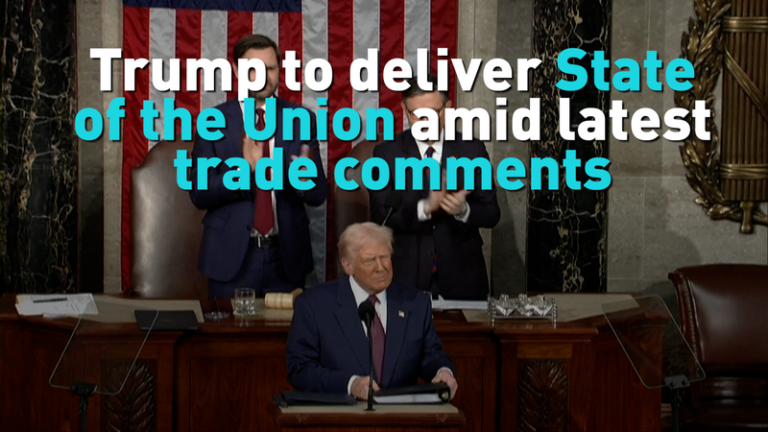 トランプ大統領、2月24日に一般教書演説へ　貿易発言の余波の中で video poster