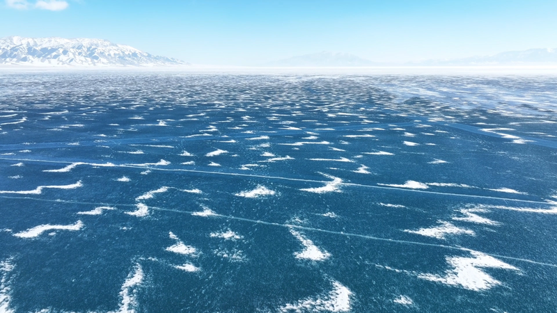 春節の新疆サイラム湖、青い氷と文化体験で冬の旅先に注目 video poster