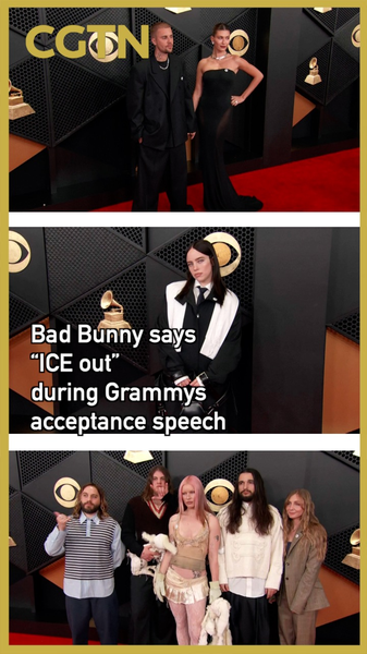 バッド・バニーがグラミー受賞スピーチで「ICE out」—移民政策への批判広がる video poster