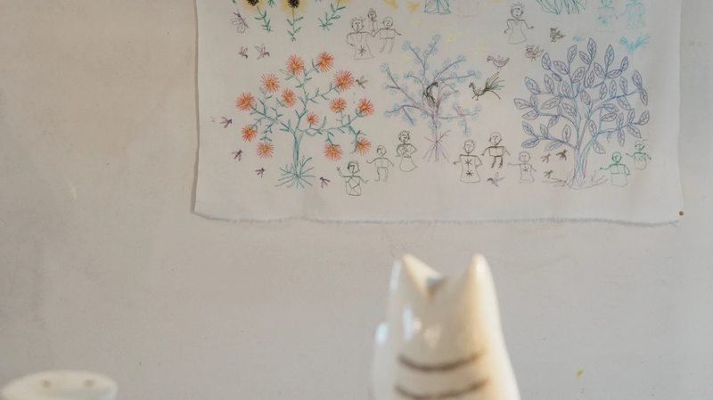 北京・秋舎ガーデンで咲く刺繍——「グラニー・シエンツァオ」の静かな物語