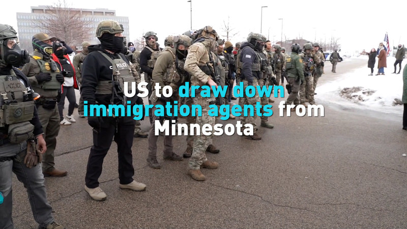 米政権、ミネソタ州の移民取締り要員を一部撤収　抗議激化で緊張緩和へ video poster