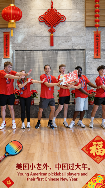 ピックルボール交流で中国本土へ、米国ティーンが初めての春節を体験 video poster
