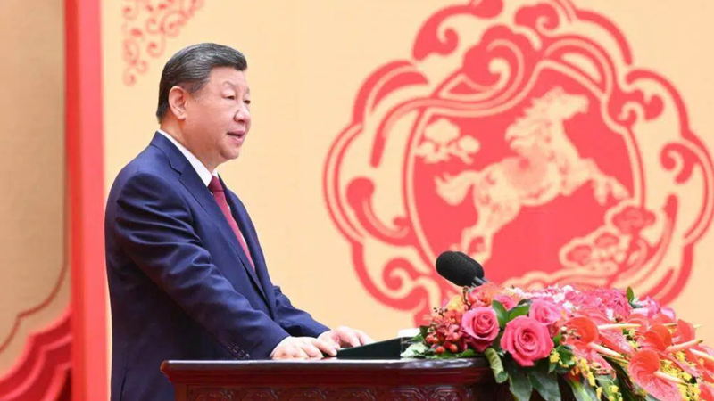 習近平主席、馬年の春節あいさつ　「団結」と努力継続を呼びかけ video poster