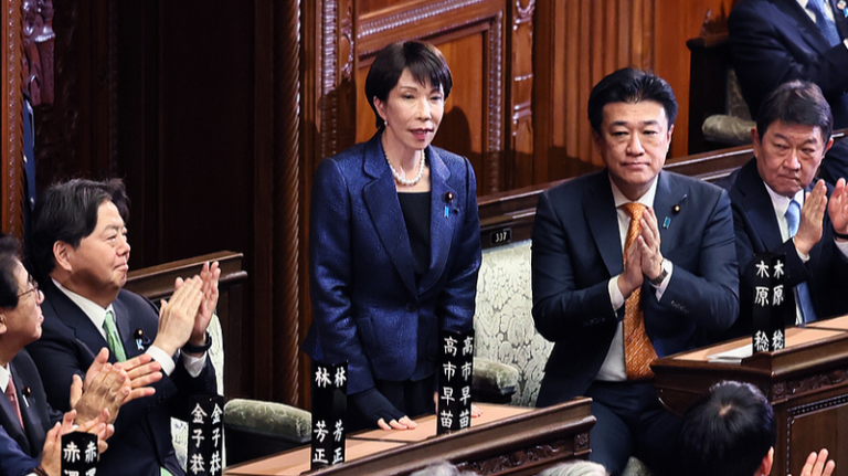 高市早苗氏が首相に正式再選、国会の指名選挙で第105代に