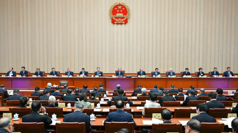 中国本土の全人代常務委、定例会合で社会支援法案など審議開始
