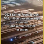 中国本土で2026年春節の鉄道ラッシュ始動、5.4億人移動へ「陸の空母」も稼働 video poster