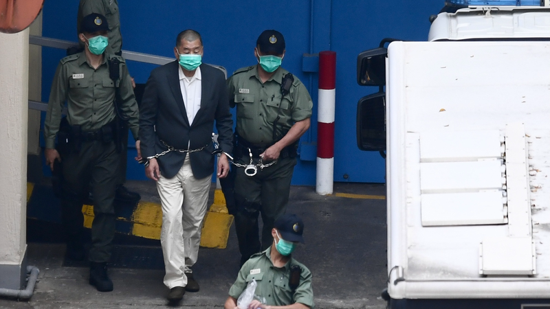 香港のジミー・ライ被告、2月9日に量刑言い渡しへ　国家安全法めぐる裁判